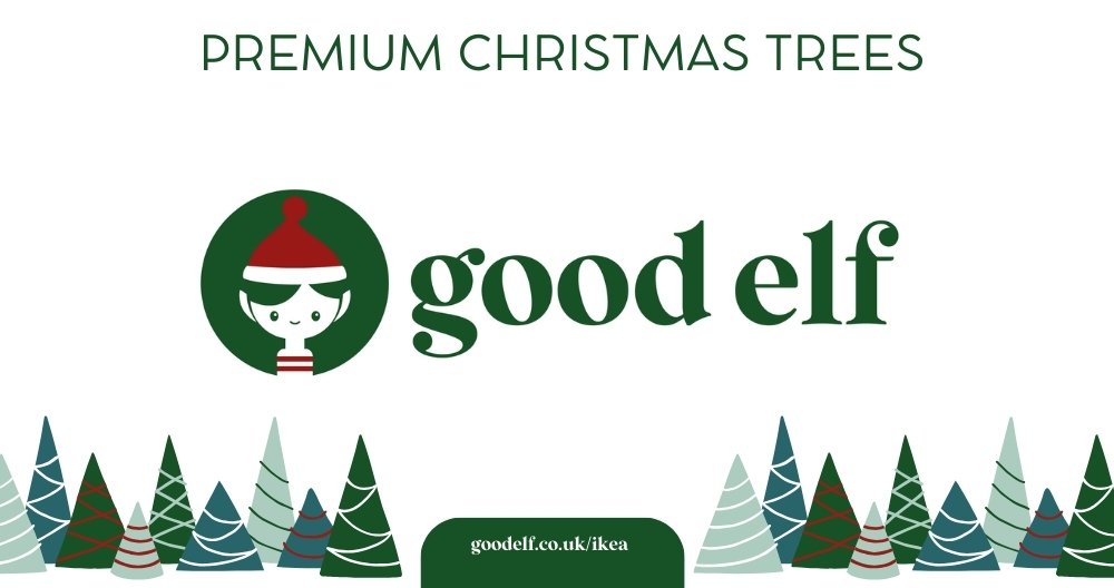 Ikea Lakeside real Christmas trees Good Elf