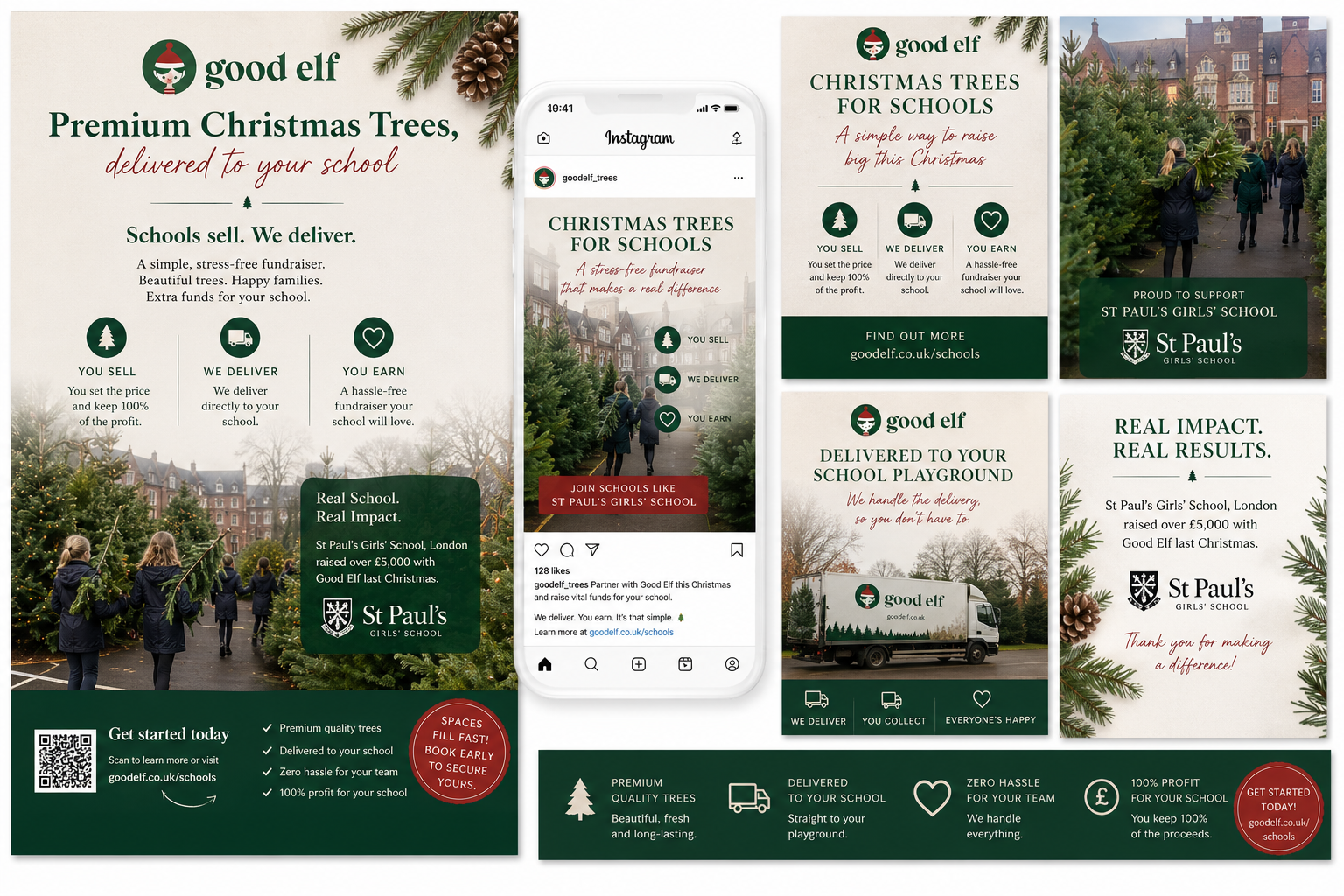 Good Elf school marketing materials