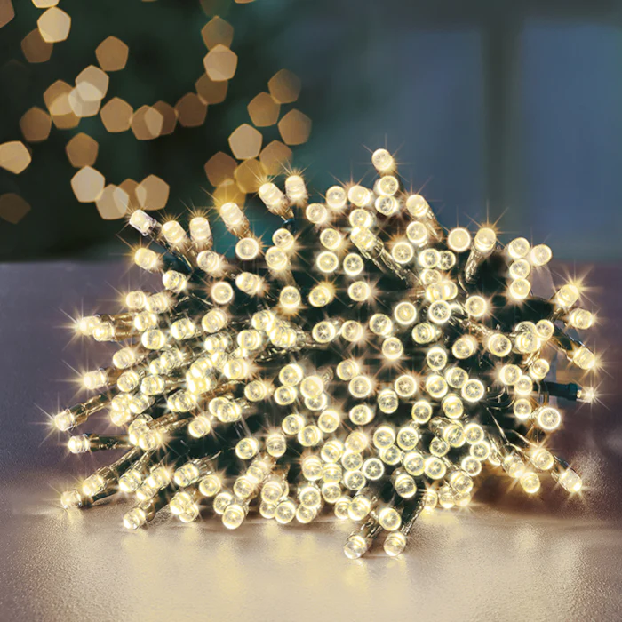 Christmas Tree Lights - Warm LED with timer
